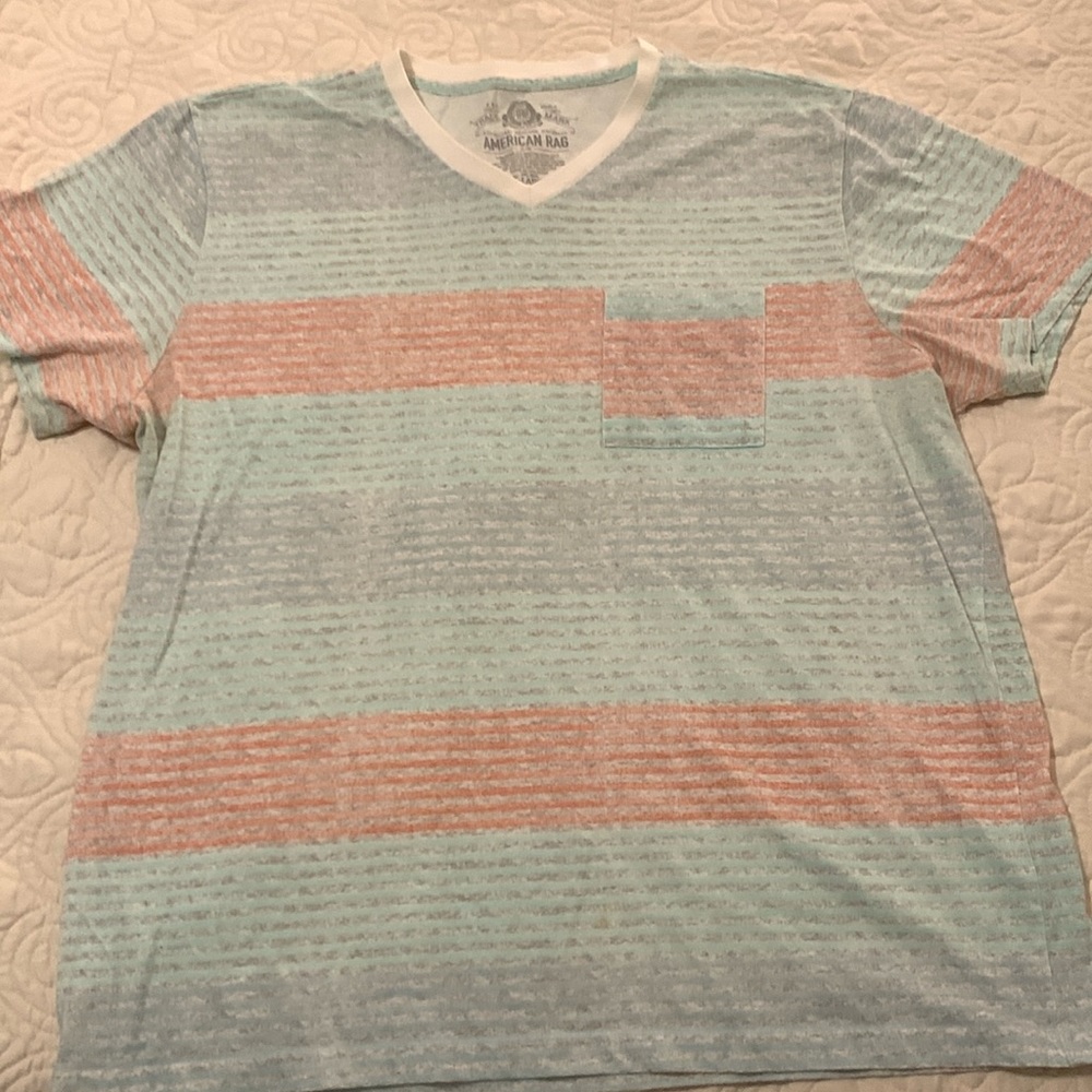 Mens v neck tee shirt